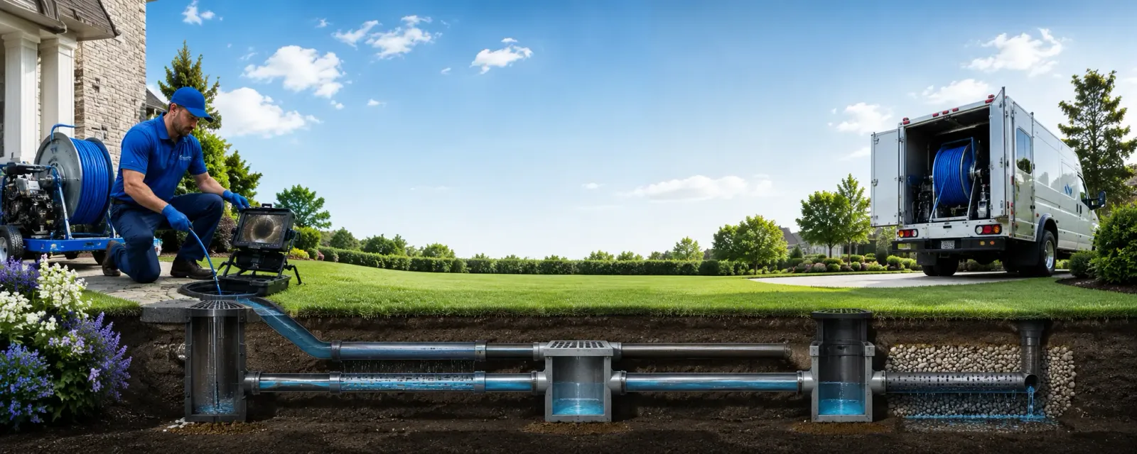 Outdoor drain cleaning information for Ottosen, IA